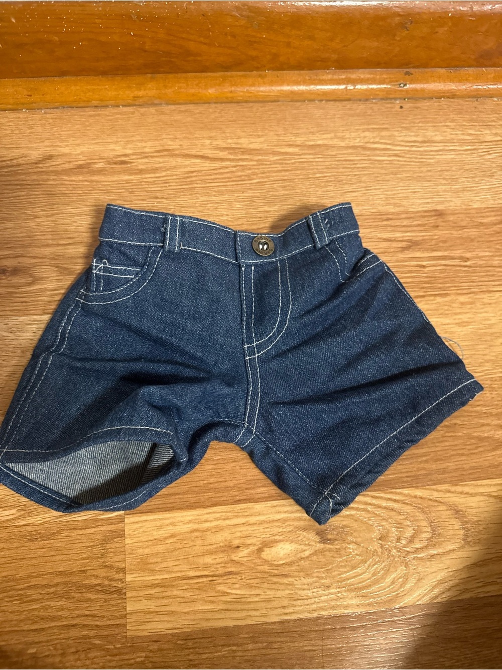 Build A Bear Workshop BABW Shorts Blue Denim Jean